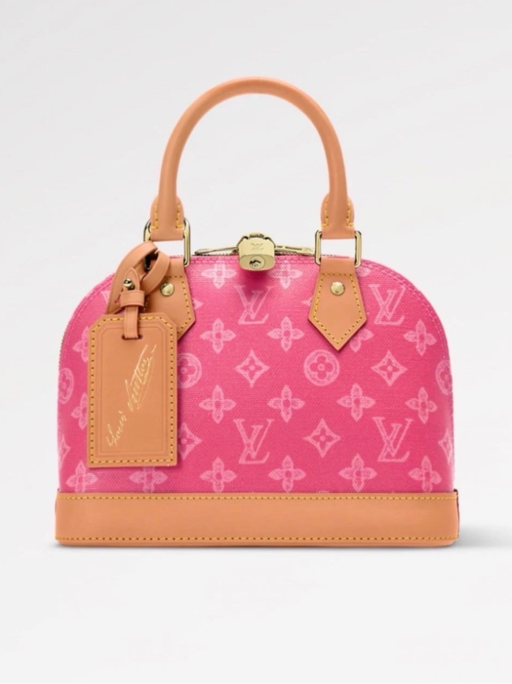 ✨COMING SOON✨ Source Unknown LV Print Origin Alma Pink Monogram Dome Mini Bag